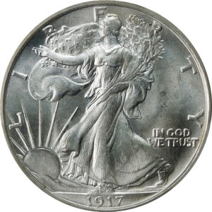 1917 Walking Liberty Half Dollar - PCGS MS 64 CAC