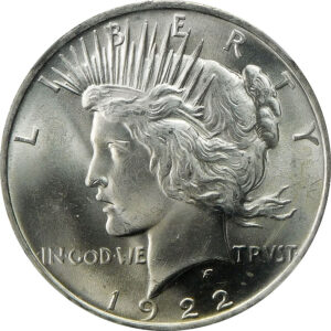 1922 Peace Silver Dollar - NGC MS 64