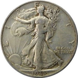 1935-S Walking Liberty Half Dollar - XF