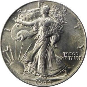 1944 Walking Liberty Half Dollar - MS 63