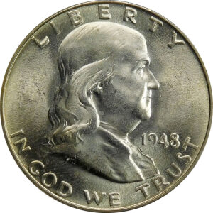 1948 Franklin Half Dollar - MS 65