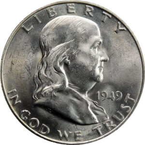 1949-D Franklin Half Dollar - MS 63