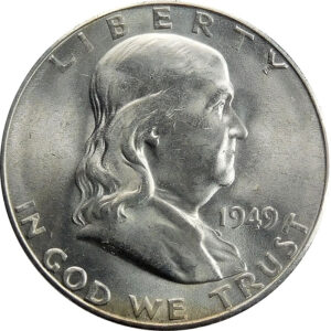 1949-S Franklin Half Dollar - MS 63