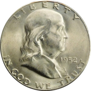 1952-S Franklin Half Dollar - MS 64