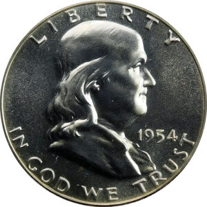 1954 Franklin Half Dollar - Proof 65