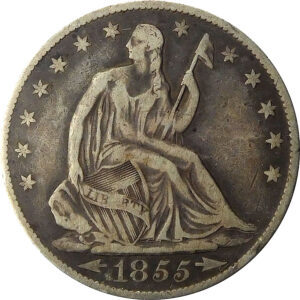 1855-O Arrows Seated Liberty Half Dollar - VF