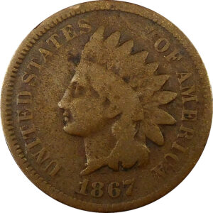 1867 Indian Head Cent - Good