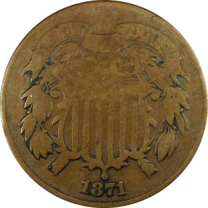 1871 Two-Cent Piece - Good
