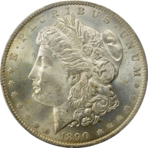 1890-O Morgan Silver Dollar - PCGS MS 64