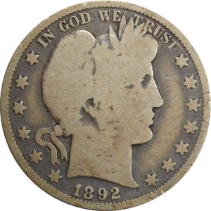 1892 Barber Half Dollar - Good
