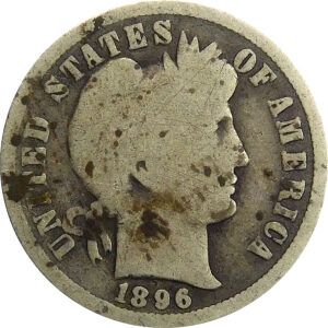 1896-O Barber Dime - Good