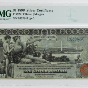 1896 $1 Silver Certificate - Educational Note - Fr#224 - PMG 40 Extremely Fine