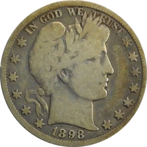 1898-O Barber Half Dollar - VG