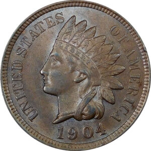 1904 Indian Head Cent - MS 63 Brown