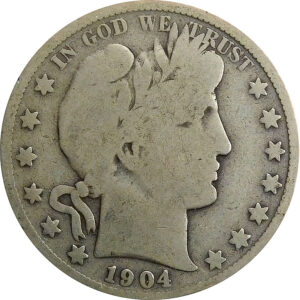 1904-S Barber Half Dollar - Good