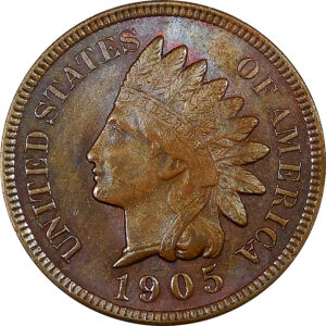 1905 Indian Head Cent - MS 63 Brown