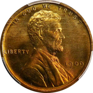 1909 VDB Lincoln Wheat Cent - PCGS MS 65 Red