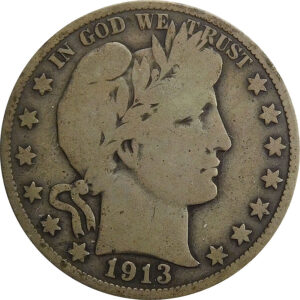 1913 Barber Half Dollar - VG
