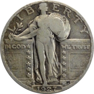 1927-D Standing Liberty Quarter - VG+