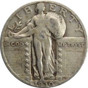 1930 Standing Liberty Quarter - VF