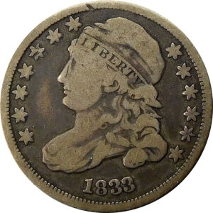 1833 Capped Bust Dime - VG - #3