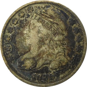1835 Capped Bust Dime - Fine