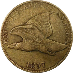 1857 Flying Eagle Cent - VF