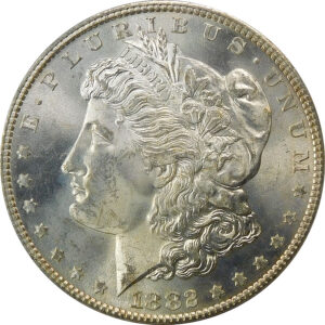 1882-S Morgan Silver Dollar - PCGS MS 64