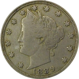 1889 Liberty Head Nickel - VF