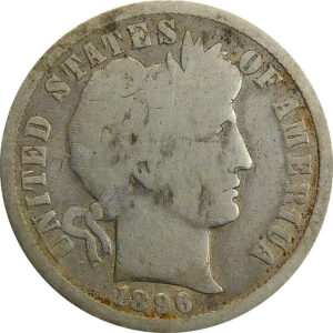 1896-O Barber Dime - Good