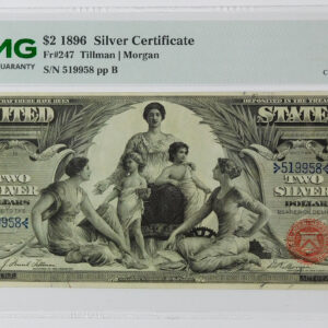 1896 $2 Silver Certificate - Educational Note - Fr#247 - PMG 35 Choice Very Fine