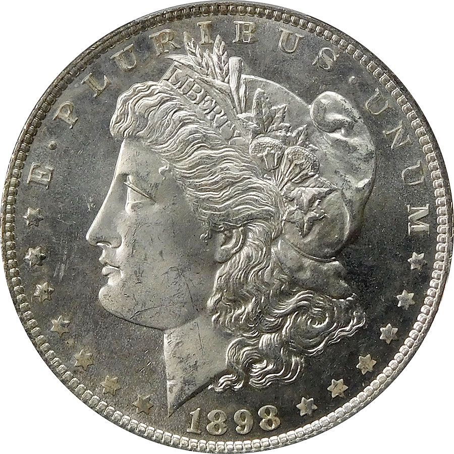 1898 Morgan Silver Dollar - PCGS MS 64 Proof-Like
