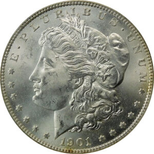 1901-O Morgan Silver Dollar - NGC MS 65