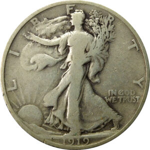 1919 Walking Liberty Half Dollar - VG