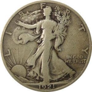 1921-S Walking Liberty Half Dollar - VG