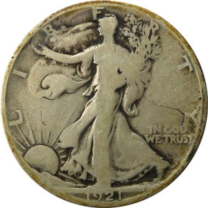 1921-S Walking Liberty Half Dollar - Good