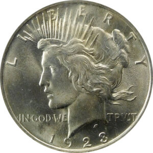 1923 Peace Silver Dollar - NGC MS 65
