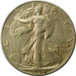 1934-S Walking Liberty Half Dollar - XF