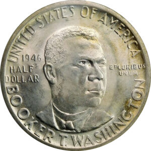 1946 Booker T. Washington Memorial Commemorative Silver Half Dollar - MS 64