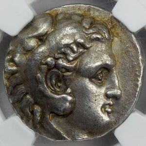 Kingdom of Macedon Alexander the Great (III) c.336-323 BC - AR Tetradrachm - NGC Ch XF Surface 3/5