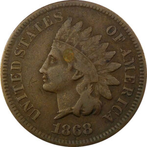 1868 Indian Head Cent - VF