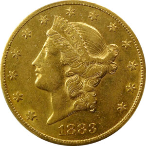 1883-CC $20 Gold Liberty Head Double Eagle - PCGS XF 45