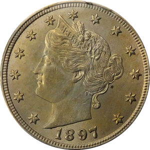 1897 Liberty Head Nickel - MS 63