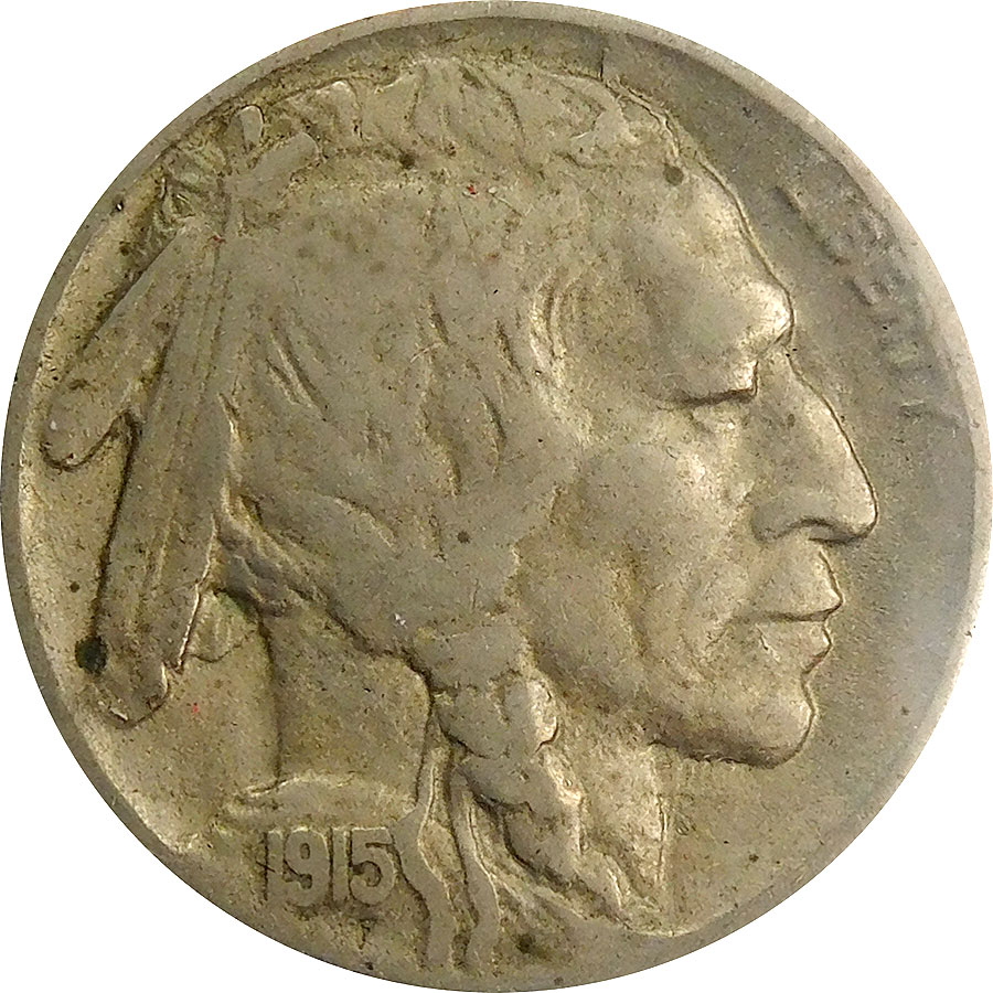 1915-D Buffalo Nickel - VF 30