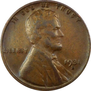 1931-S Lincoln Wheat Cent - XF