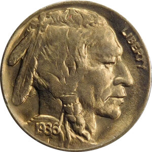 1936-D Buffalo Nickel - MS 64