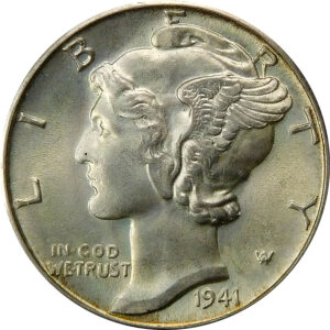 1941-D Mercury Dime - MS 65 Full Bands