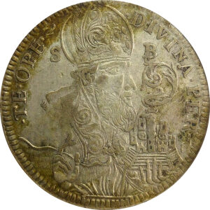 1736 Republic of Ragusa (Croatian States) Silver 1 Tallero - NGC XF Details - Cleaned