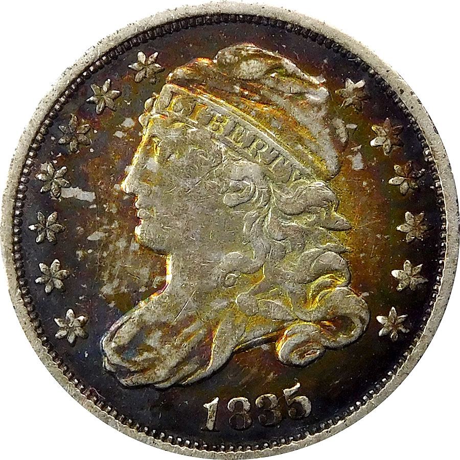 1835 Capped Bust Dime - XF 40