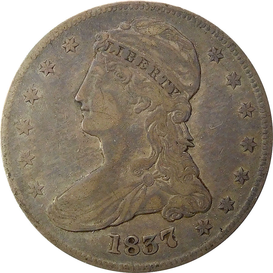 1837 Capped Bust Half Dollar - VF 20 #1